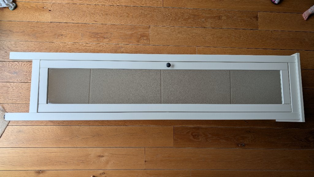 Gratis IKEA HEMNES hoge kast met spiegeldeur – Amersfoort, Huis en Inrichting, Badkamer | Badkamermeubels, Ophalen, (Half)hoge kast