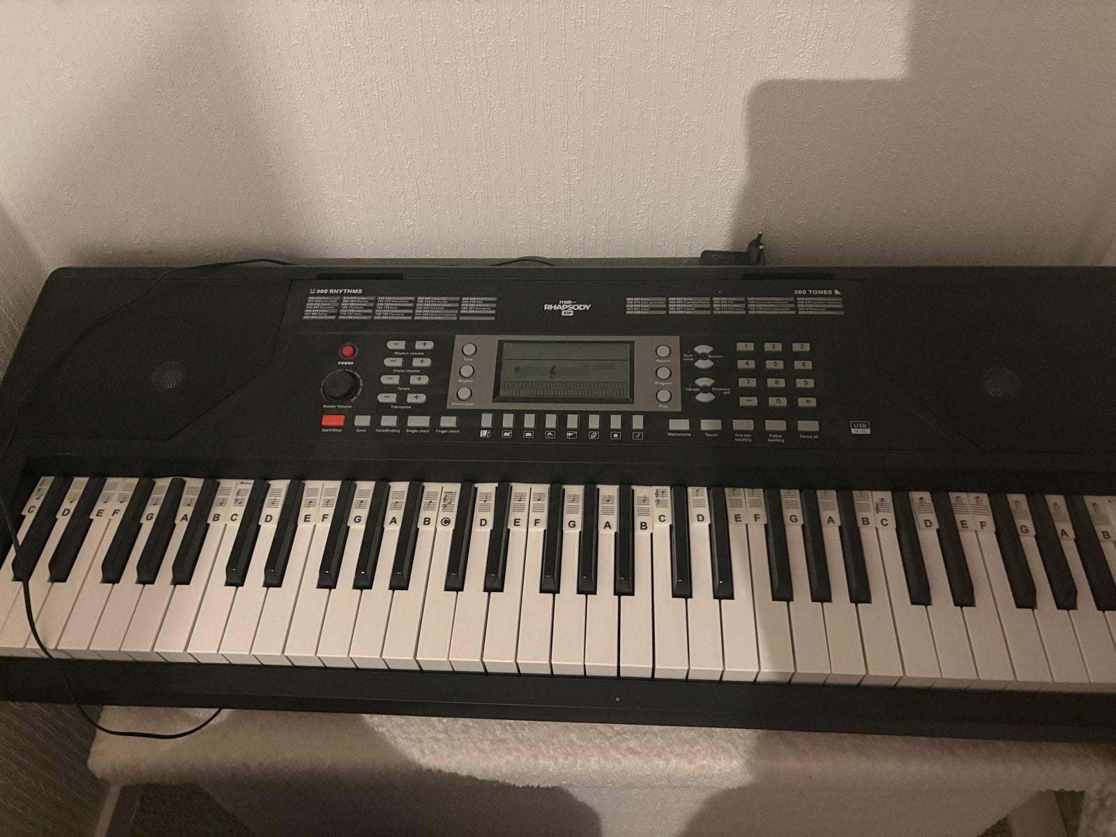 M-Audio Rhapsody 61P keyboard - 61 toetsen, Muziek en Instrumenten, Keyboards, Aanslaggevoelig, Ophalen, Overige merken, 61 toetsen
