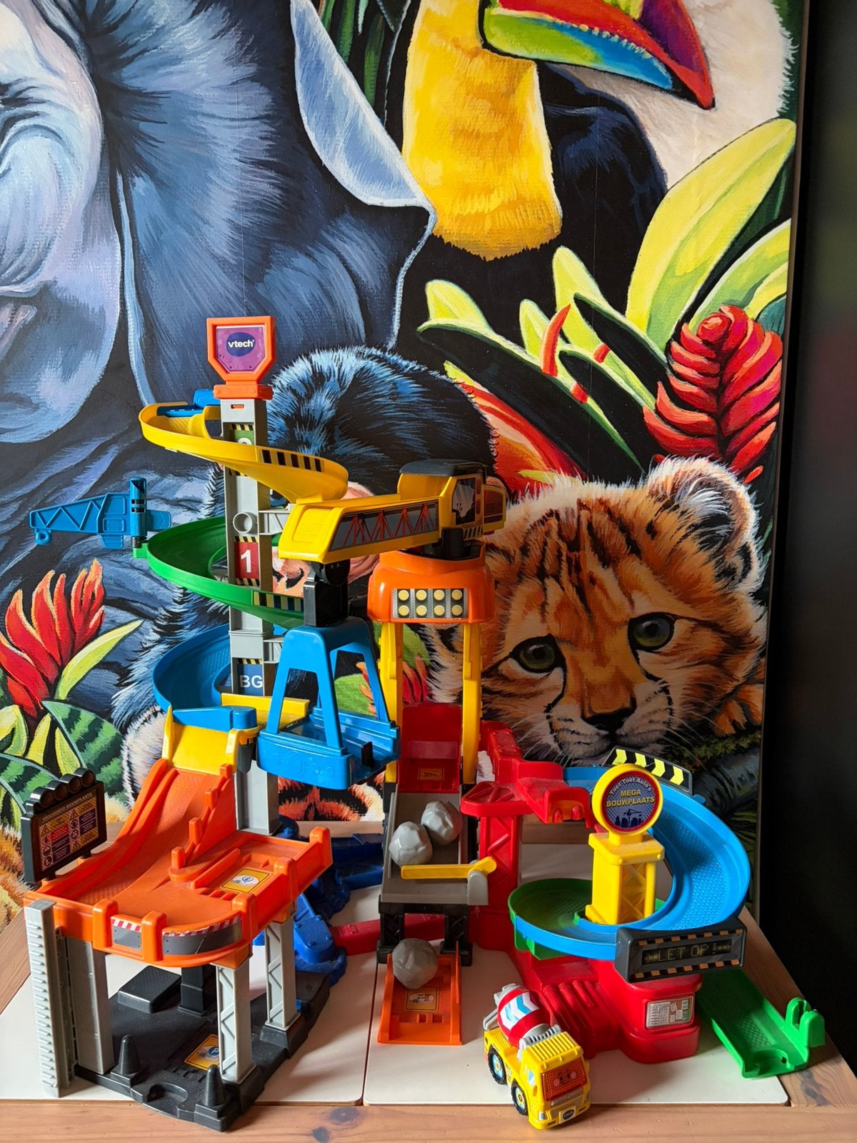 Vtech toet toet auto bouwplaats (Sinterklaastip!), Ophalen, Zo goed als nieuw, 2 tot 4 jaar