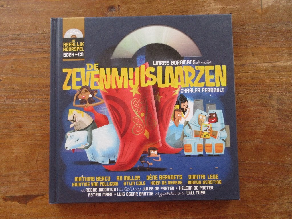 Hoorspel: De zevenmijlslaarzen CD + boek, Ophalen of Verzenden, Gelezen, Fictie algemeen