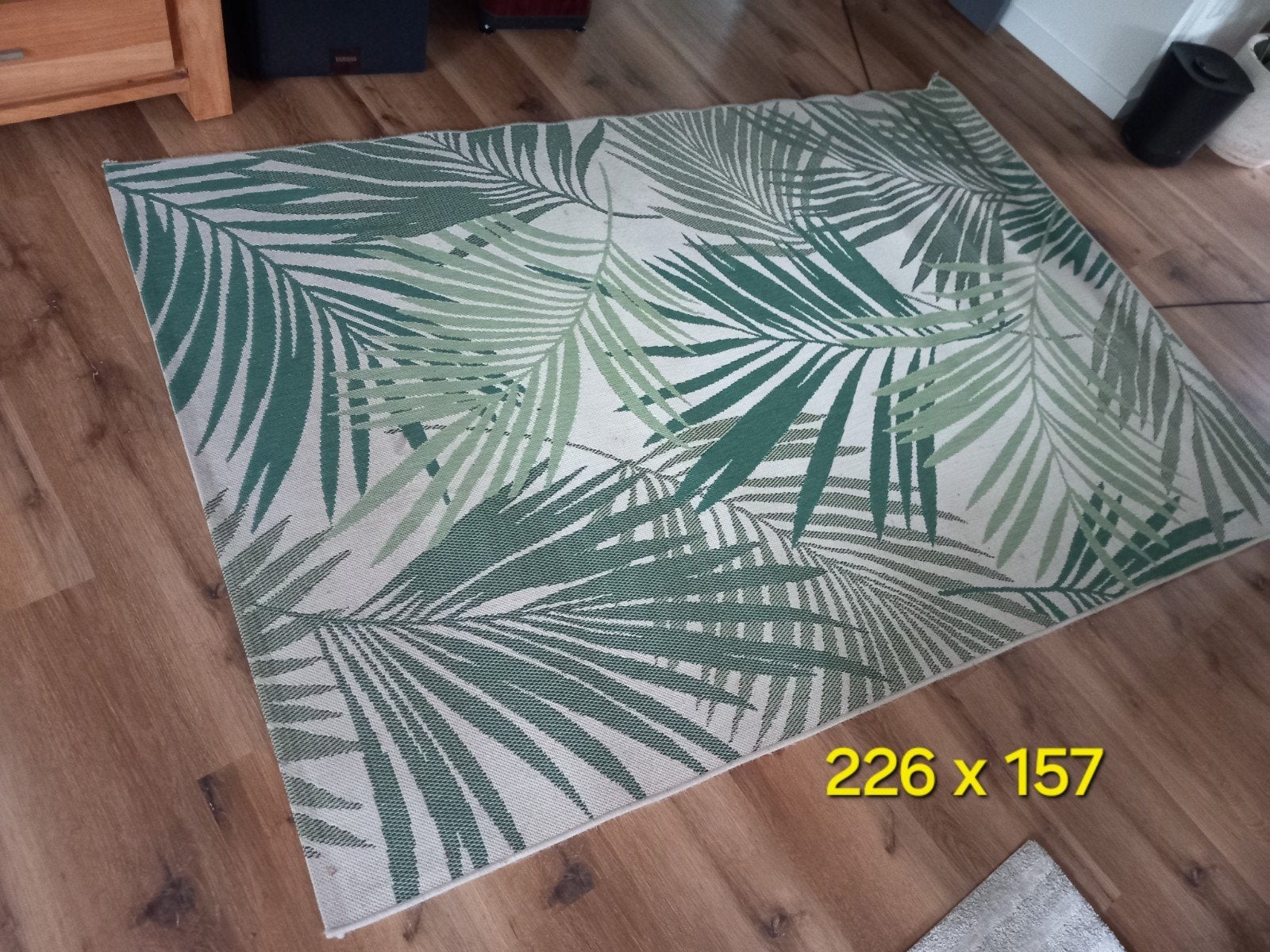 Vloerkleed voor in huis of in de tuin, Ophalen, Gebruikt, Rechthoekig, 200 cm of meer