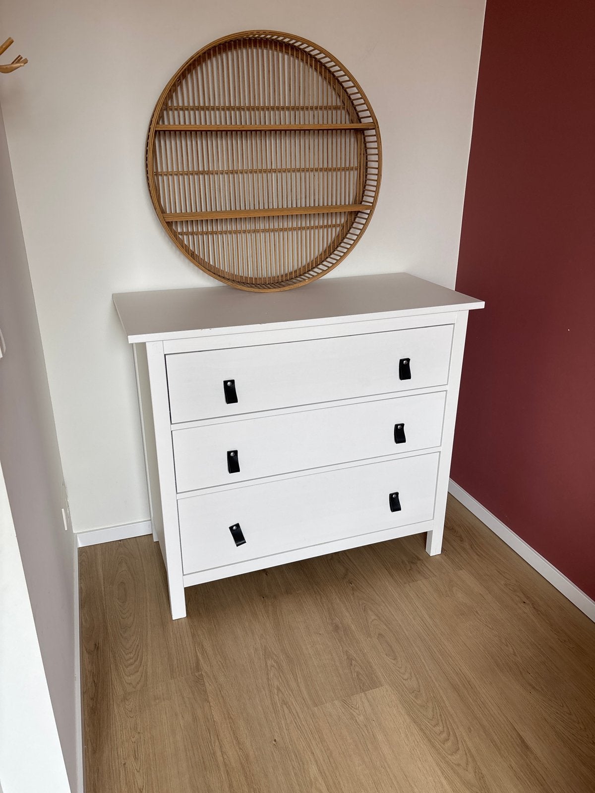 IKEA Hemnes Commode - Wit met 3 lades, Kinderen en Baby's, Ophalen, Gebruikt, 50 tot 70 cm, 100 cm of meer