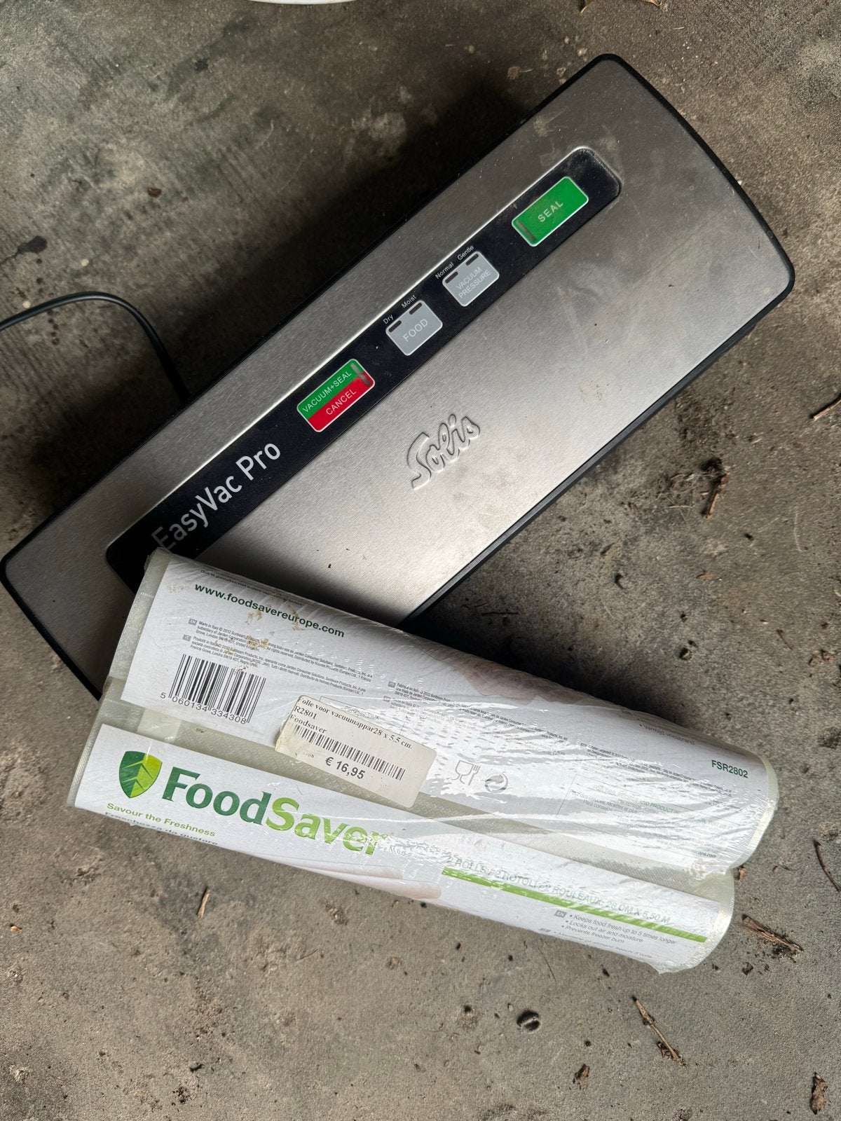 Solis EasyVac Pro Vacumeermachine met FoodSaver rollen, Ophalen, Gebruikt