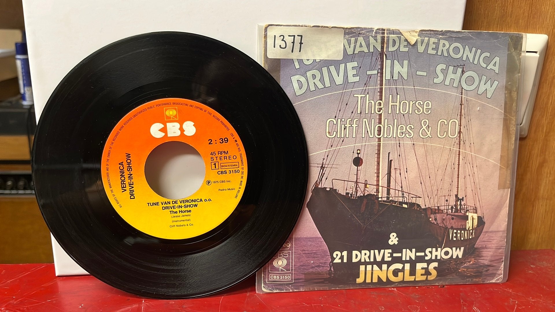 Cliff Nobles & co The Horse Veronica tune, Cd's en Dvd's, Vinyl Singles, Gebruikt, 7 inch, Ophalen of Verzenden, Pop