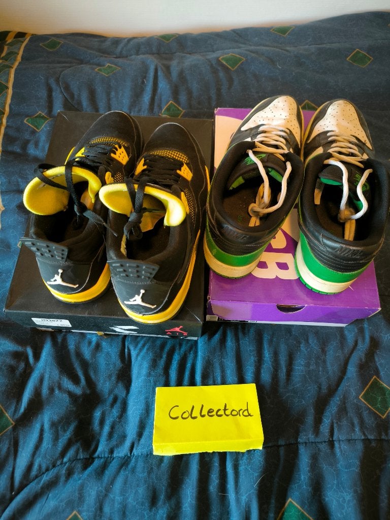 Nike Jordan beaters Jordan retro 4 dunk sb 47.5 eu 13 us, Ophalen of Verzenden, Gedragen, Overige kleuren