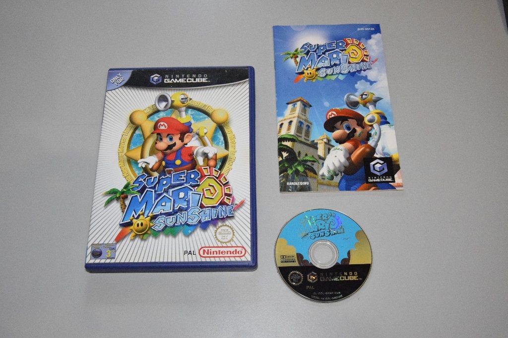 Nintendo Gamecube (NGC): Super Mario Sunshine, Avontuur en Actie, 1 speler, Ophalen of Verzenden, Zo goed als nieuw
