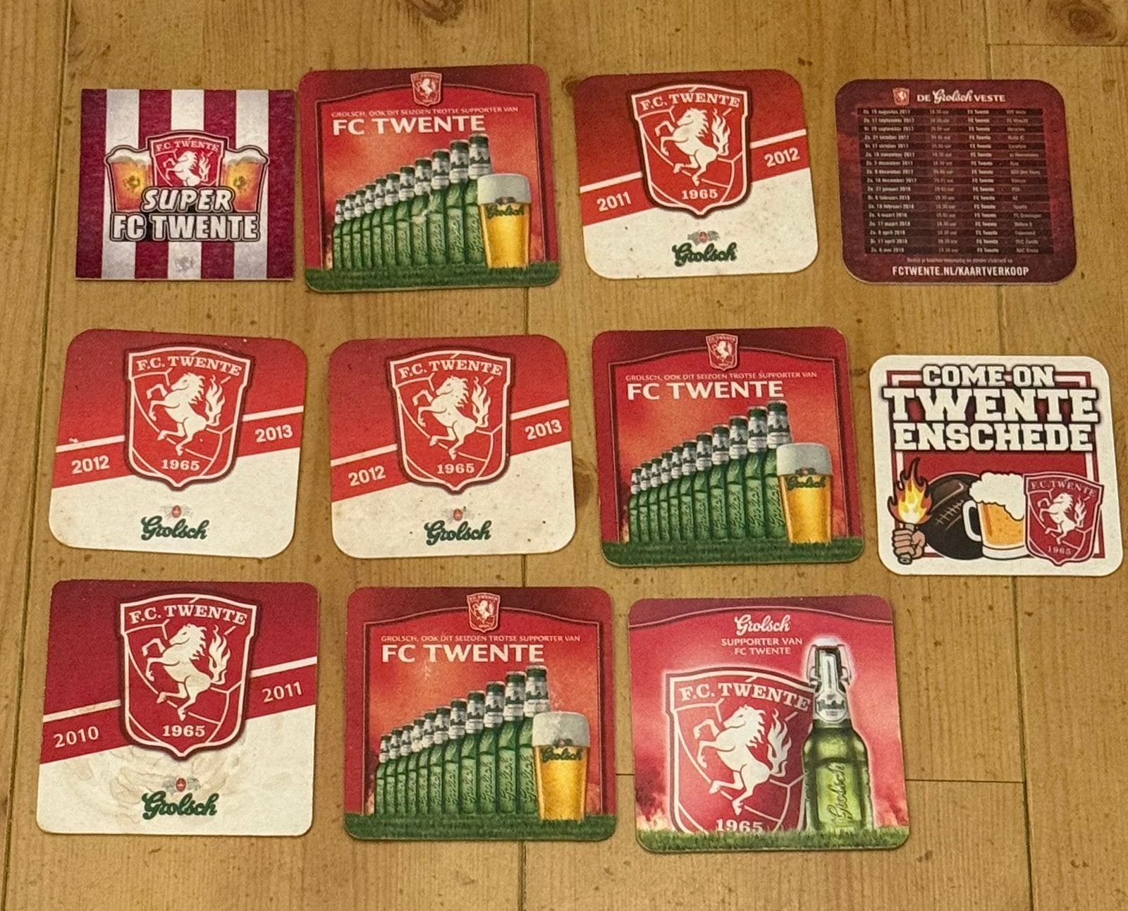 FC Twente bierviltjes, Ophalen of Verzenden, F.C. Twente, Poster, Plaatje of Sticker