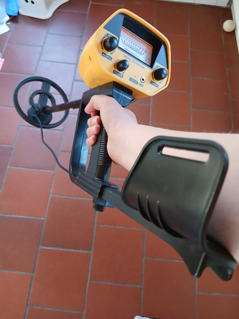 Metaaldetector met pinpointer, Hobby en Vrije tijd, Metaaldetectors, Zo goed als nieuw, 30 cm of minder, Overige merken, Instelbare gevoeligheid