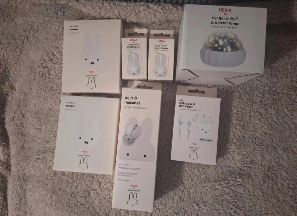 Nieuwe HEMA Nijntje/Miffy Gadgets: Speakers, Muizen, Lamp, Ophalen of Verzenden, Nieuw