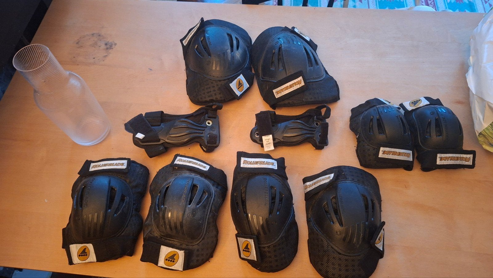 Rollerblade Beschermset - Knie-, Elleboog  Polsbeschermers, Sport en Fitness, Skateboarden, Ophalen, Gebruikt, Bescherming