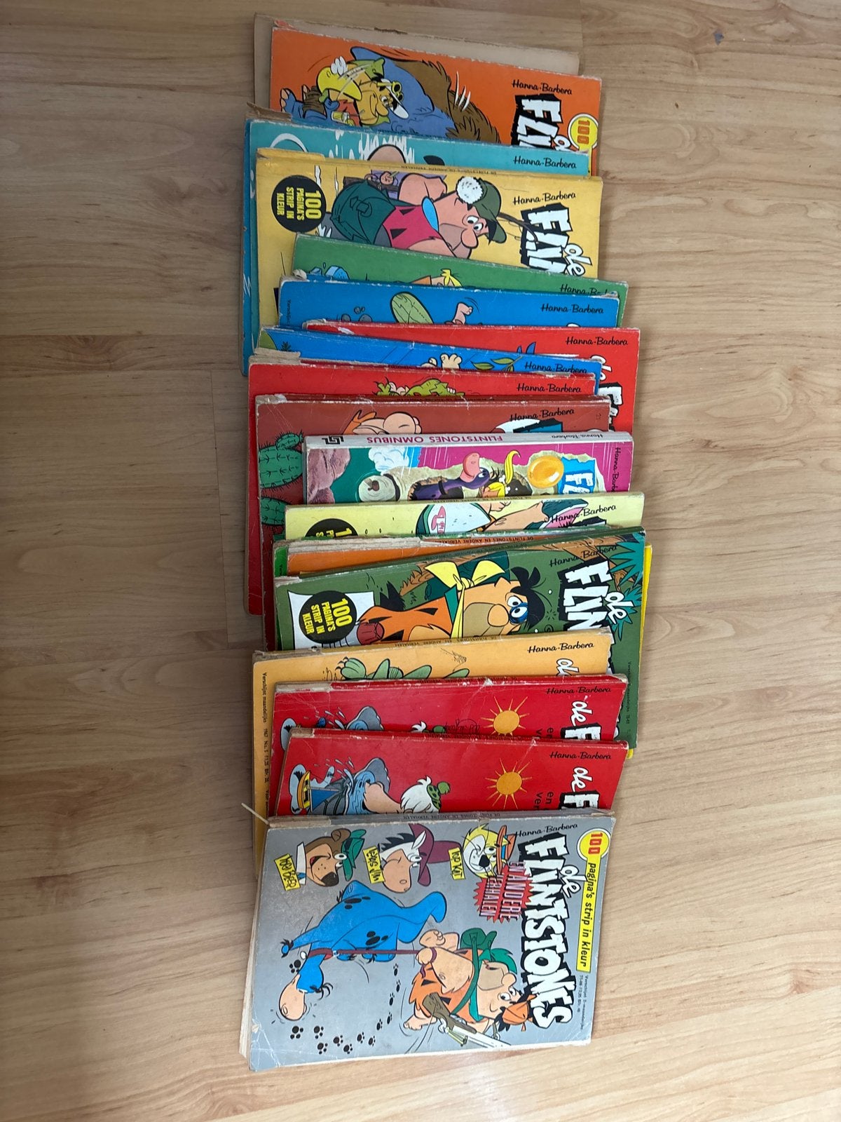 De Flintstones stripboeken collectie 20 stuks, Boeken, Meerdere stripboeken, Ophalen of Verzenden, Gelezen