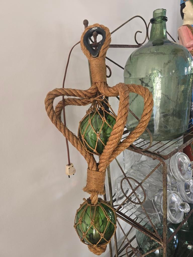 Maritieme Mid-Century touwlamp Adrien
Audoux & Frida Minet, Ophalen of Verzenden