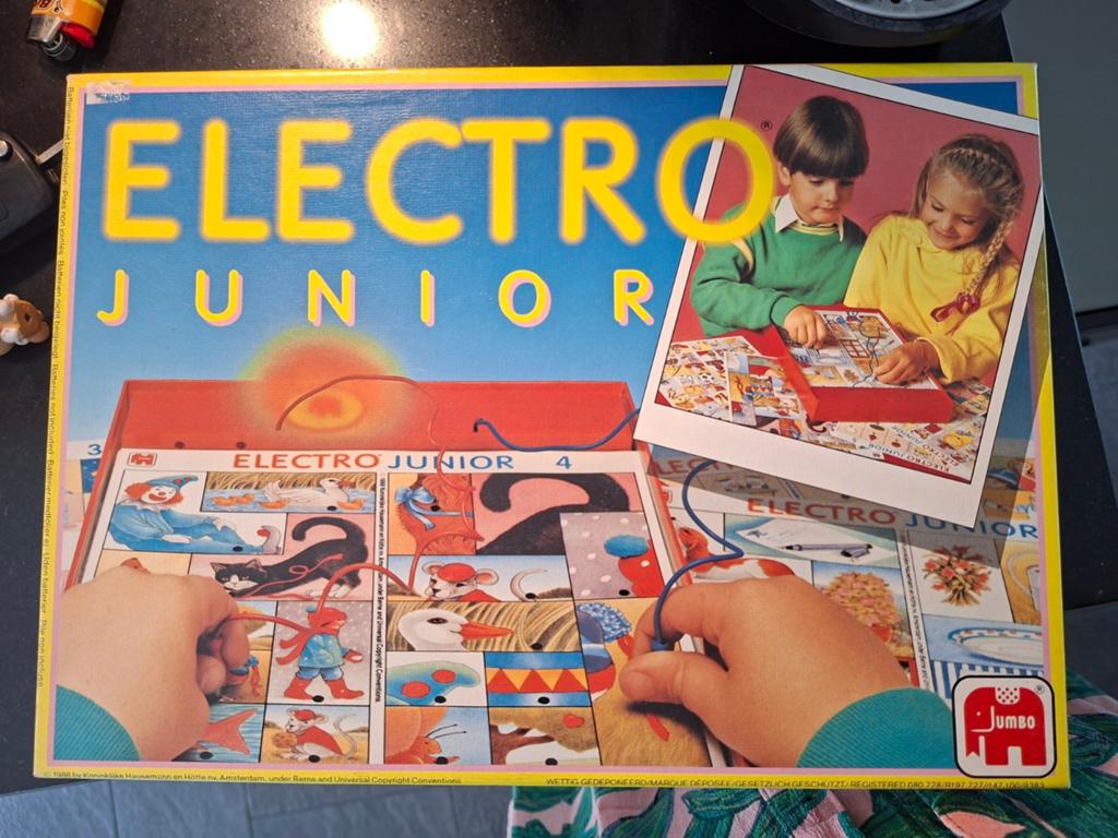 Vintage Electro Junior - Educatief Elektronica Spel, Ophalen of Verzenden, Gebruikt, Elektronica, Met licht