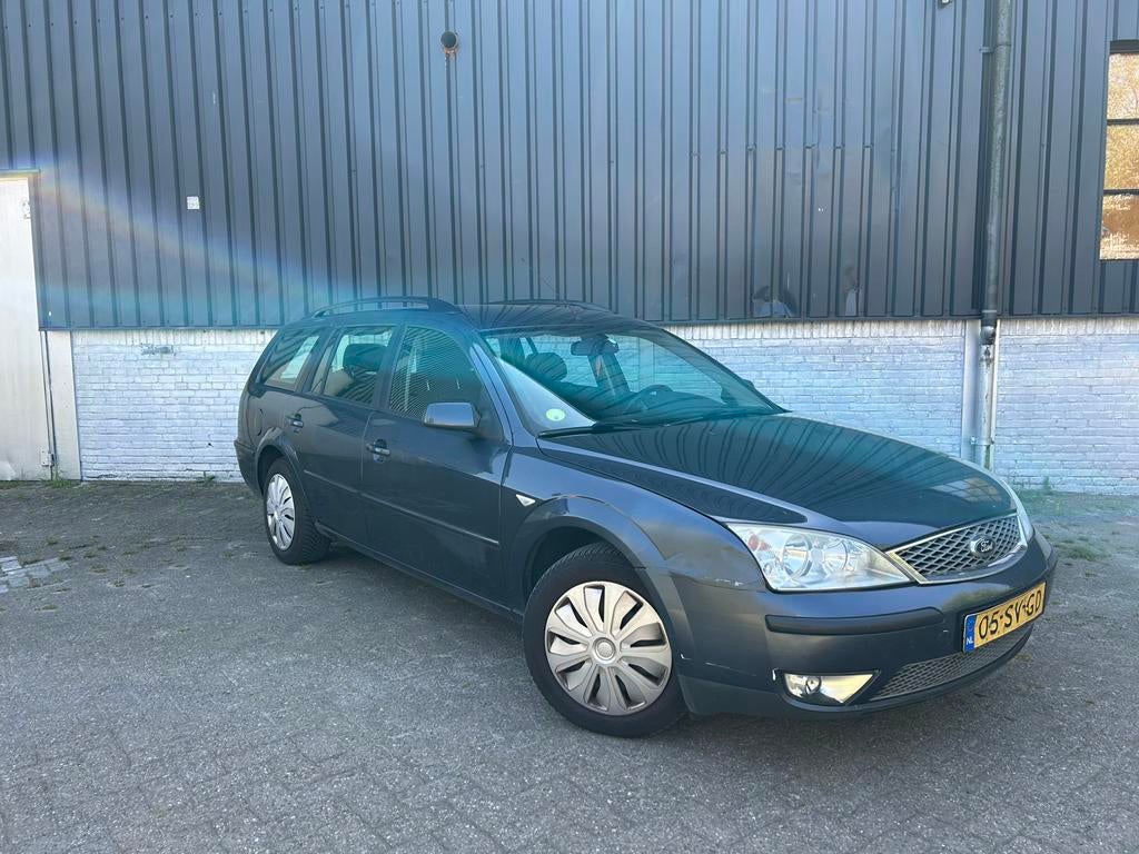 Ford Mondeo 2.0 16V 107KW Wagon 2006 Grijs, Auto's, Ford, Bedrijf, Mondeo, ABS, Airbags, Airconditioning, Cruise Control, Dakrails