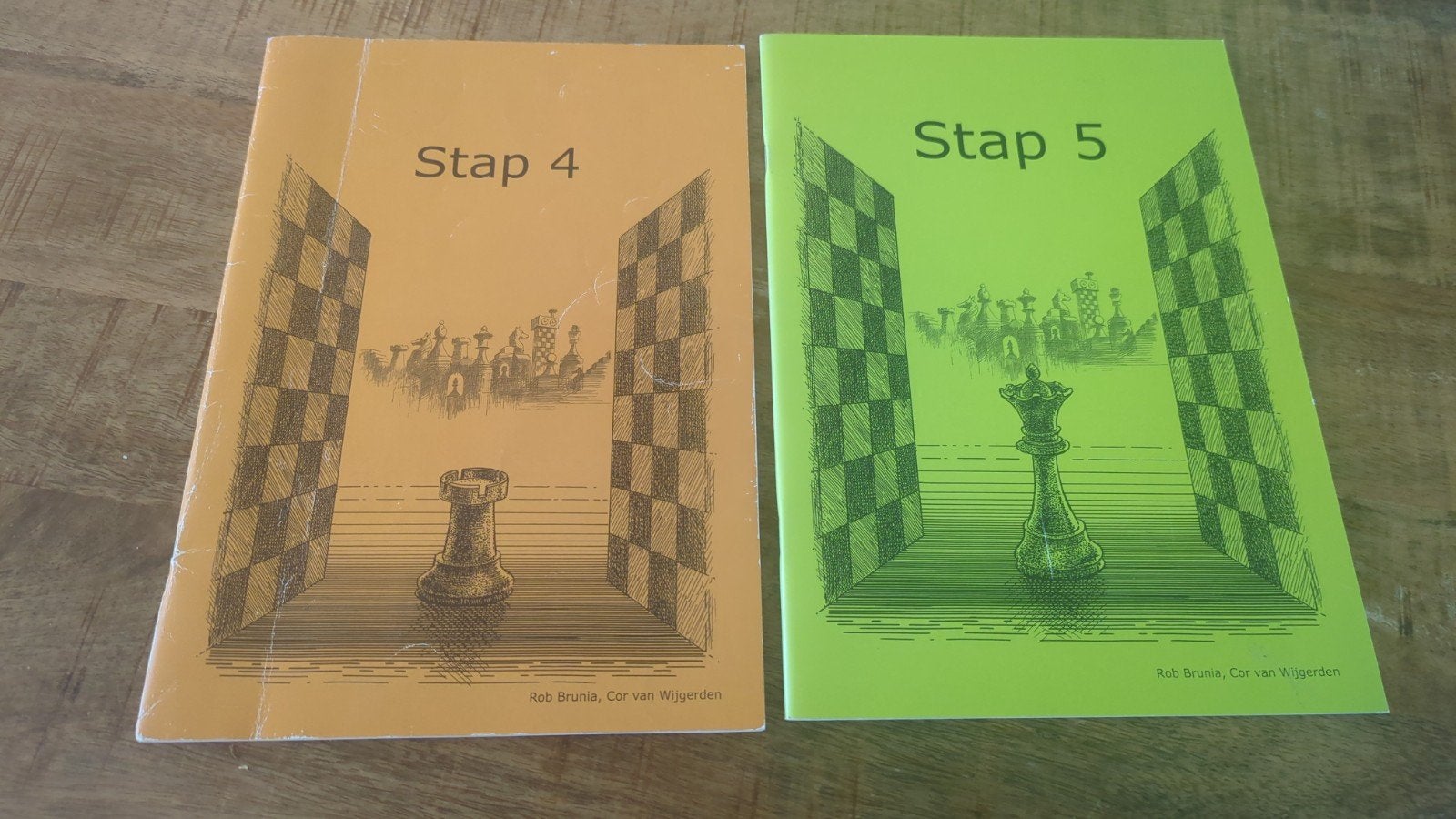 Schaakboeken: Stappenplan Stappen 4 & 5 - Rob Brunia, Ophalen, Gelezen, Overige niveaus, Rob Brunia, Cor van Wijgerden