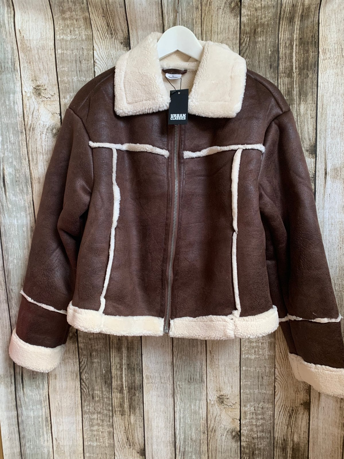 Urban Classics super leuke tussen/winterjas (Maat L), Verzenden, Nieuw, Maat 42/44 (L), Bruin