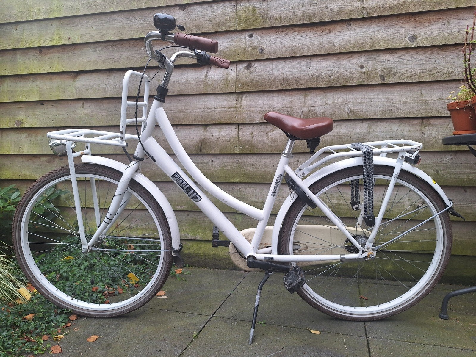 Sparta Pick-Up fiets 26 inch - Wit - 3 Versnellingen, Fietsen en Brommers, Ophalen, Terugtraprem, Sparta, Gebruikt