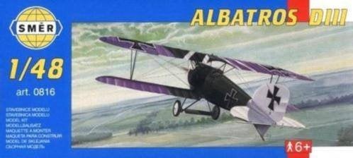Smer Albatros D-III (0816) SHF, Overige merken, Gebruikt, Ophalen of Verzenden, Groter dan 1:72