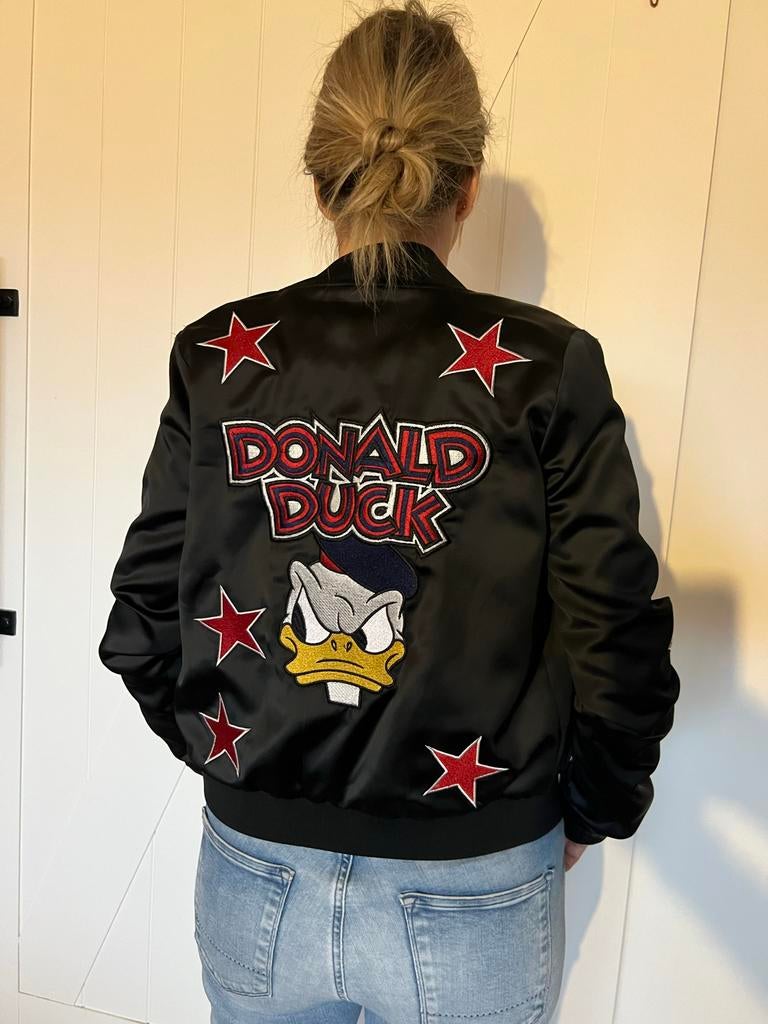 Disney by Nikkie Donald Duck Bomberjack Maat 32, Ophalen of Verzenden, Zo goed als nieuw, Maat 34 (XS) of kleiner, Zwart