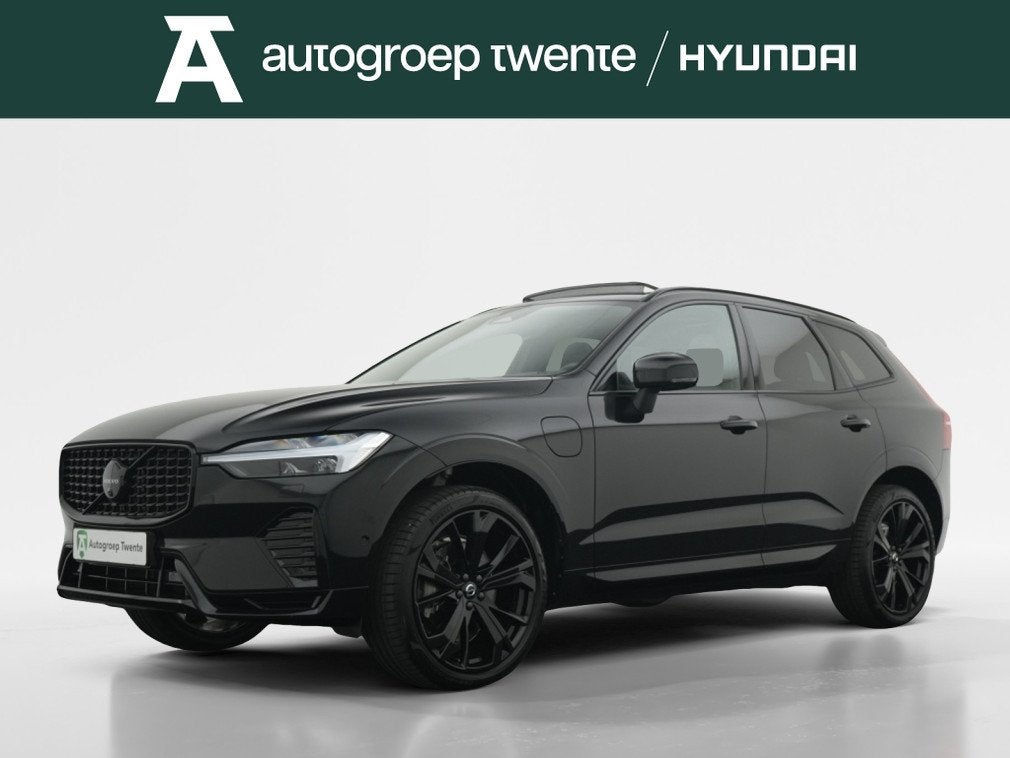 Volvo XC60 2.0 T6 AWD + Black Edition 350PK | Pano | Trekhaa, Gebruikt, 4 cilinders, Zwart, Leder
