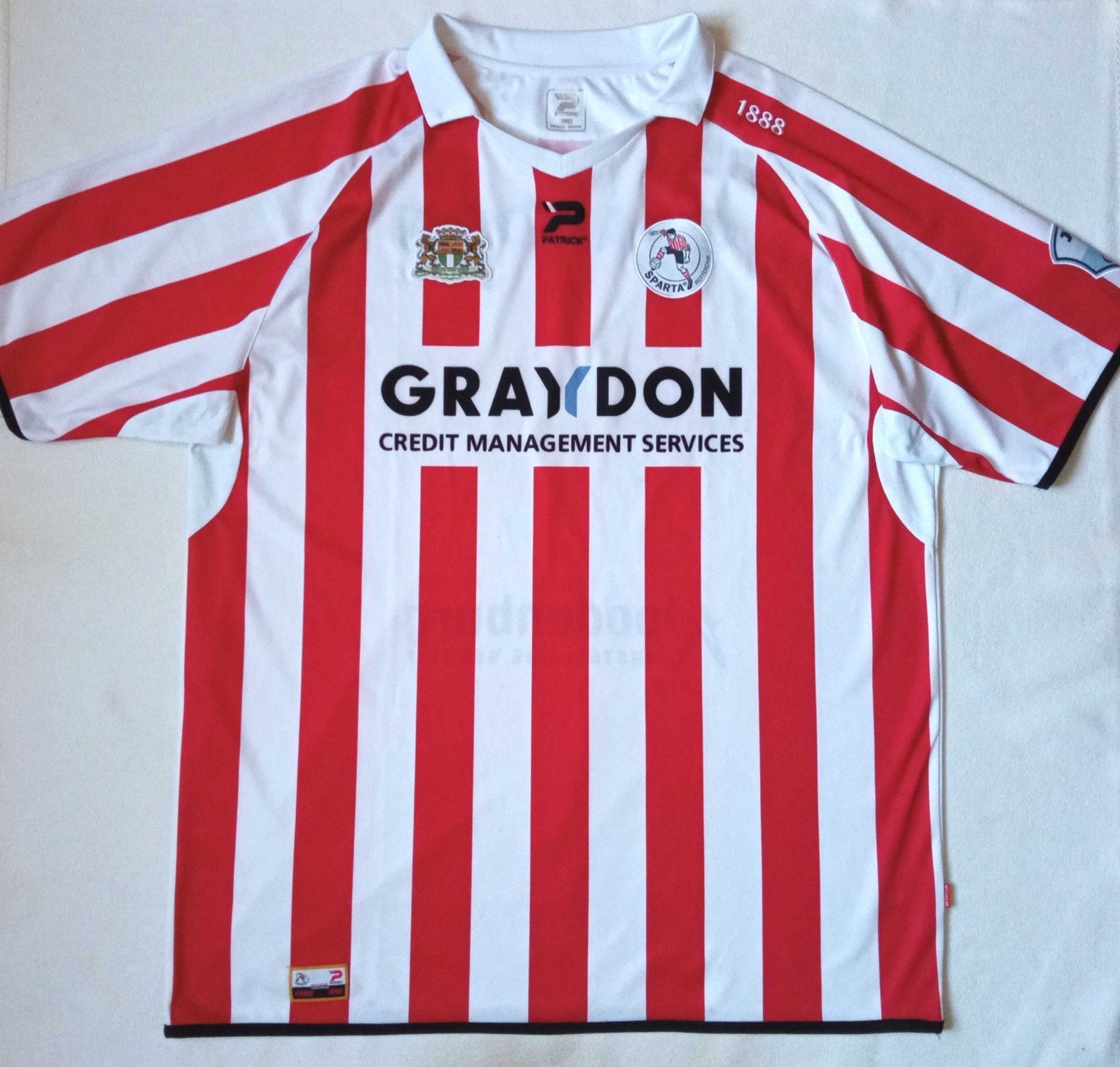 Sparta Rotterdam Thuisshirt 1888 - Rood/Wit Gestreepte, Ophalen of Verzenden, Overige typen