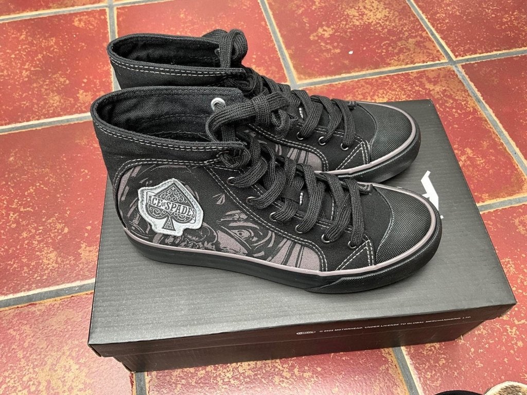 Sneakers high zwart van Motörhead - Ace of Spades -Maat 39, Nieuw, Sneakers high zwart van Motörhead - Ace of Spades -Maat 39