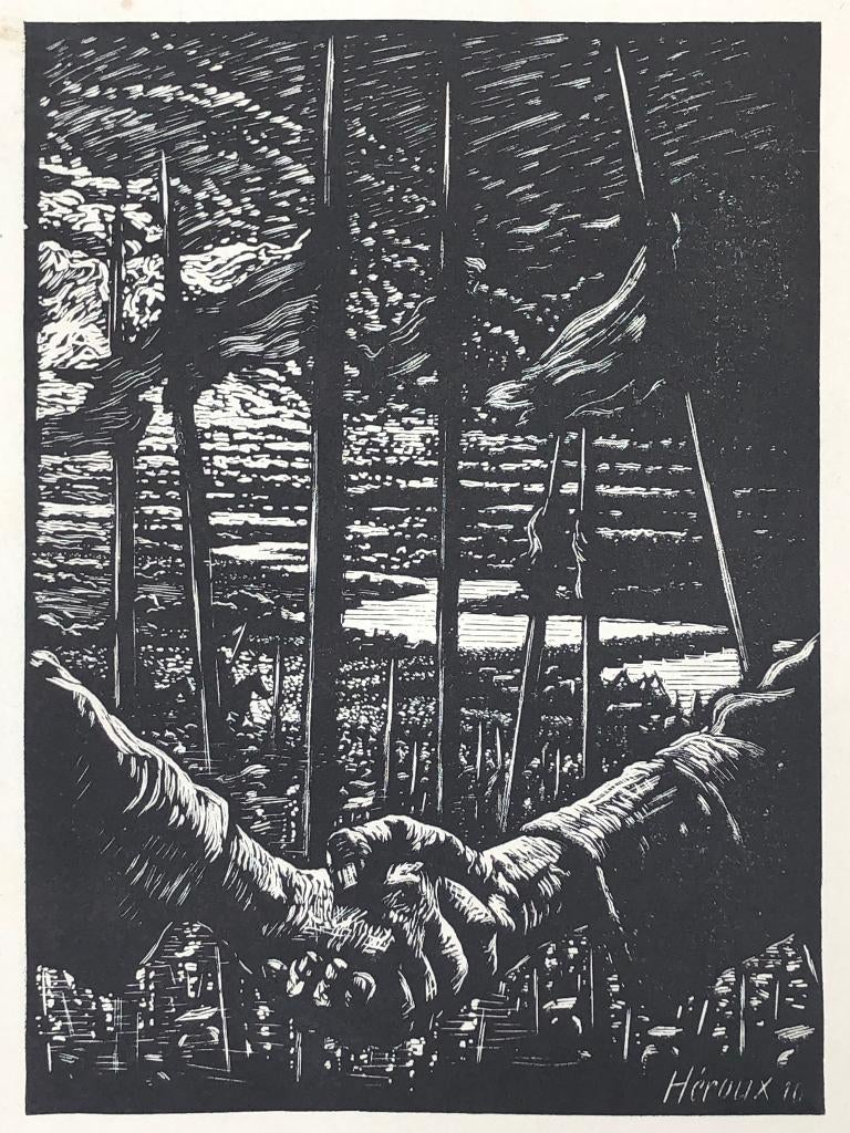 Mooie, betaalbare kunst v/h Grafiekkabinet Bruno Heroux, Ophalen of Verzenden