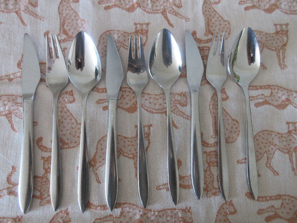 Gero Zilduro 750 Festi 6 Dinercouverts voor € 25,00, Huis en Inrichting, Gebruikt, Gero, Los bestek, Ophalen of Verzenden