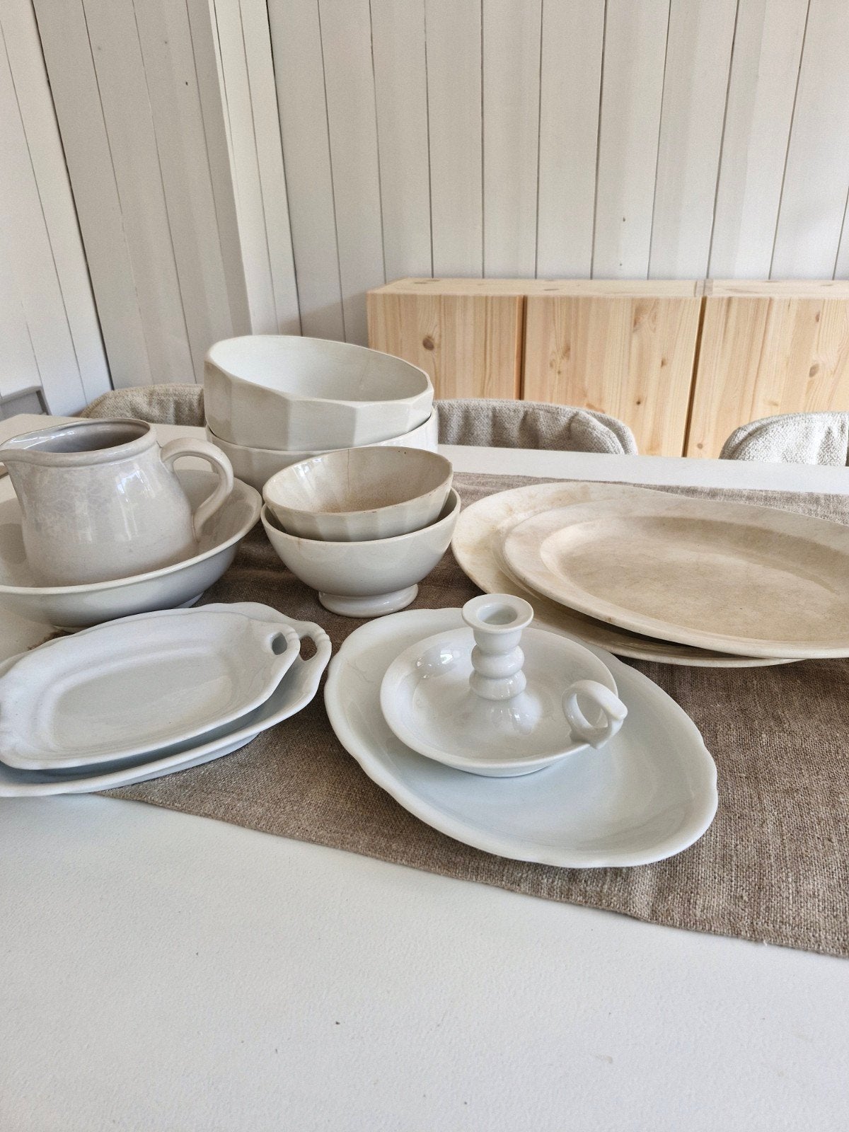 Verzameling brocante aardewerk, Antiek en Kunst, Ophalen