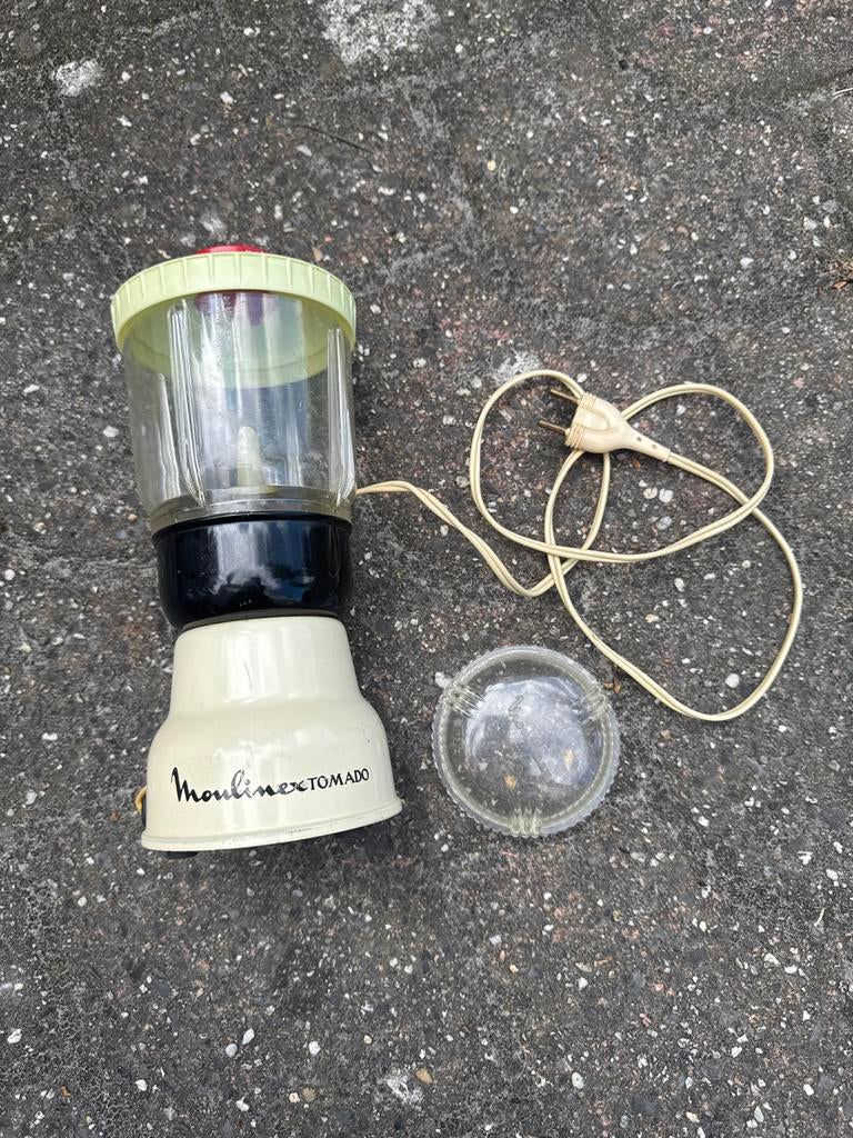 Vintage Moulinex Tomado Blender - Retro Keukenapparaat, Witgoed en Apparatuur, Blenders, Ophalen of Verzenden, Gebruikt, Blender