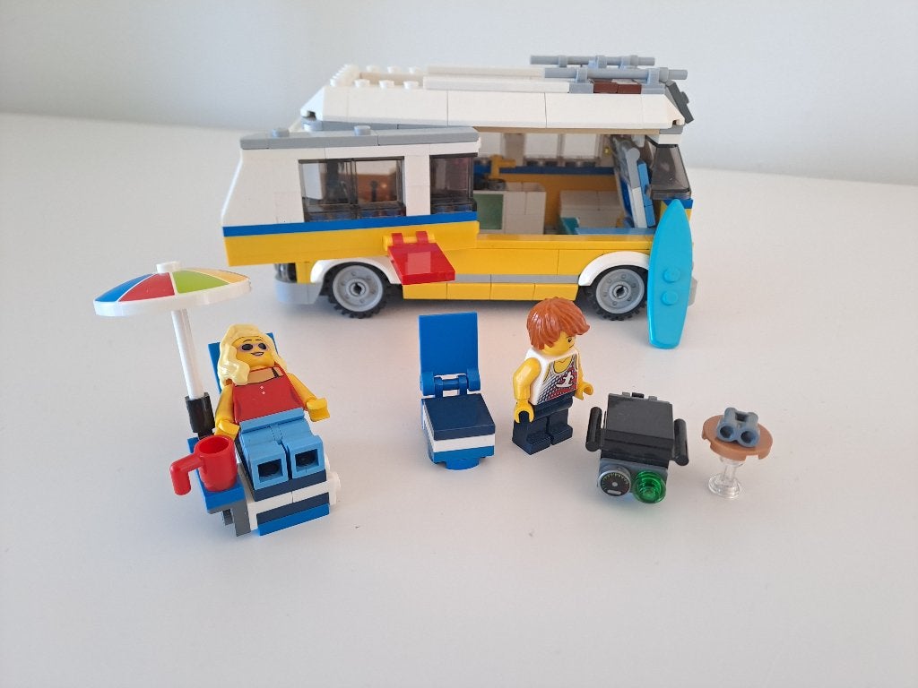 LEGO Creator Zonnig surferbusje 31079, Ophalen of Verzenden, Zo goed als nieuw, Inclusief accessoires, Lego