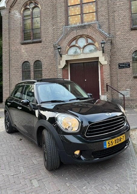 Mini Countryman 1.6 Cooper - Carplay! - Panaroma dak -lleer, Auto's, Mini, Zwart, Particulier, 1000 kg, SUV of Terreinwagen