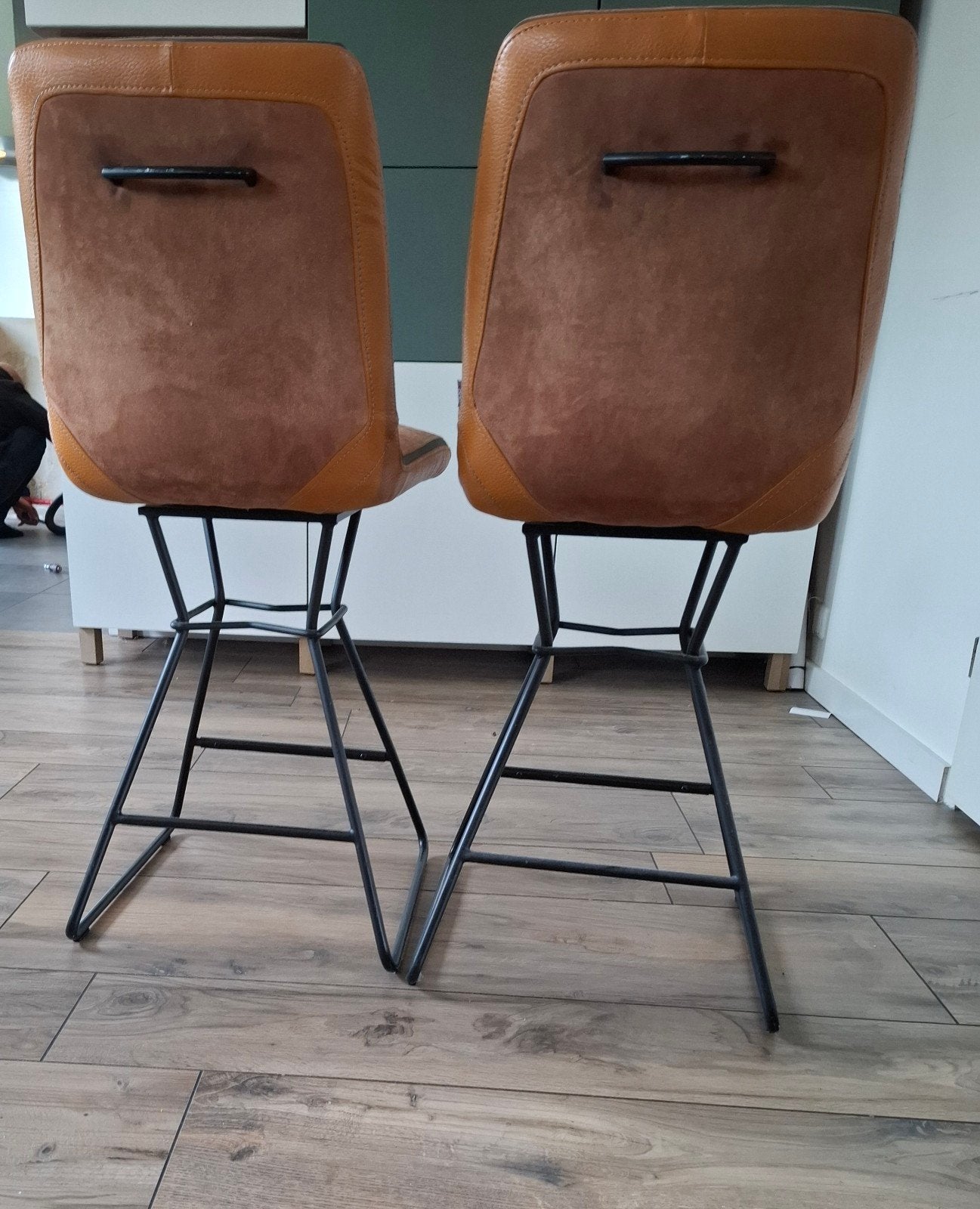2 Zo goed als nieuwe barkrukken van XOOON, Ophalen, Zo goed als nieuw, 90 cm of meer, Metaal