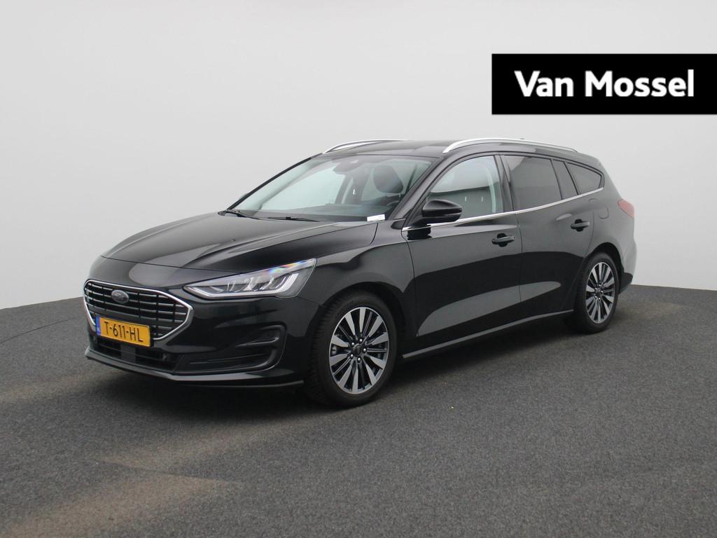 Ford Focus Wagon 1.0 EcoBoost Hybrid Titanium X | Automaat |, Auto's, 12 maanden, Gebruikt, Euro 6, Zwart