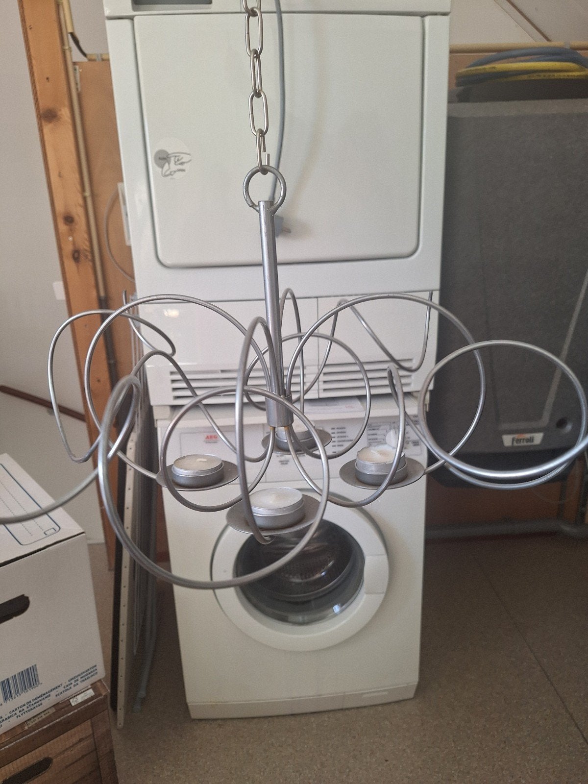 hanglamp, Ophalen