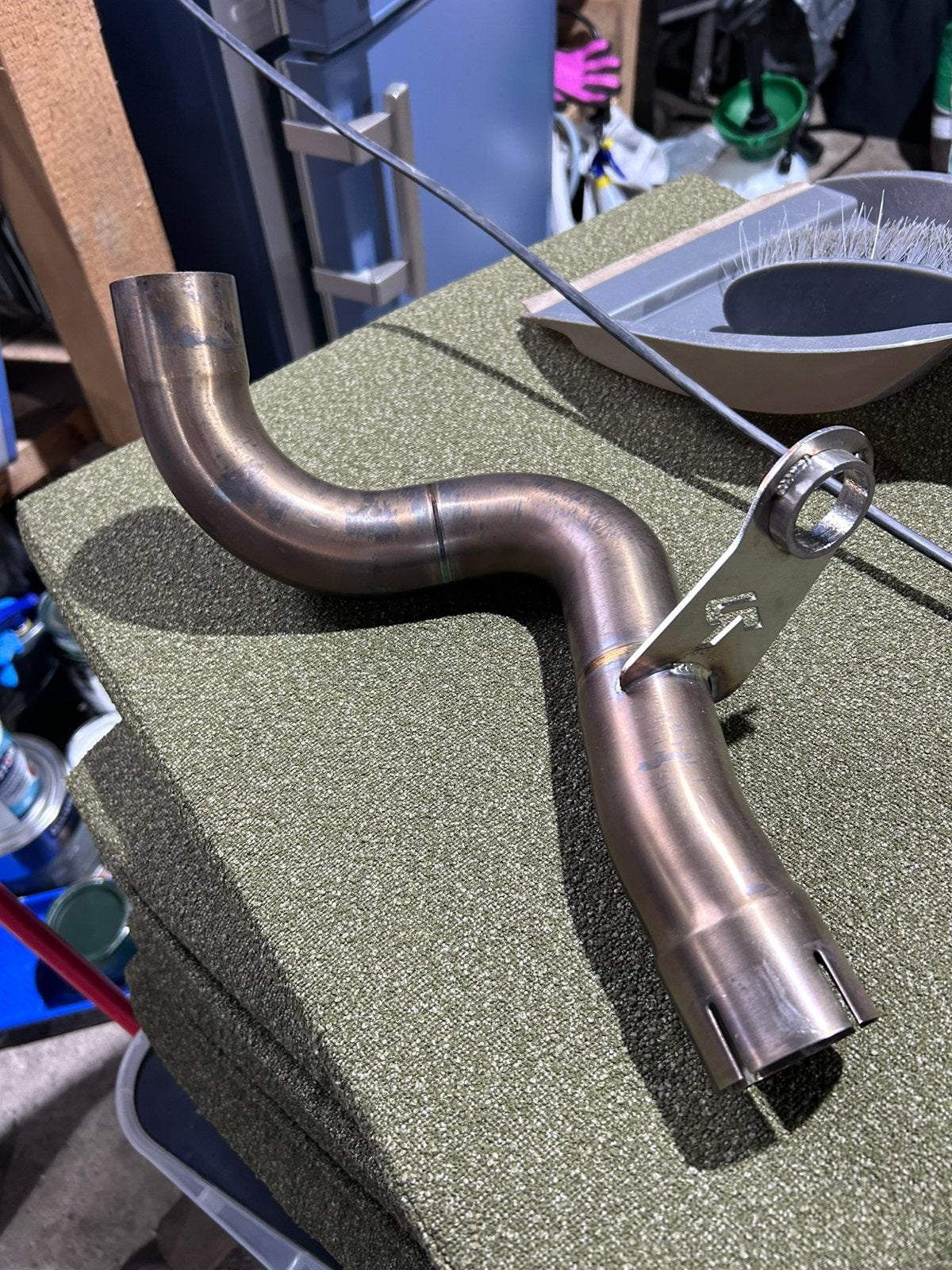 BMW F850GS 2018 - 2023 Dominator Racing Down Pipe Mid pipe, Motoren, Ophalen