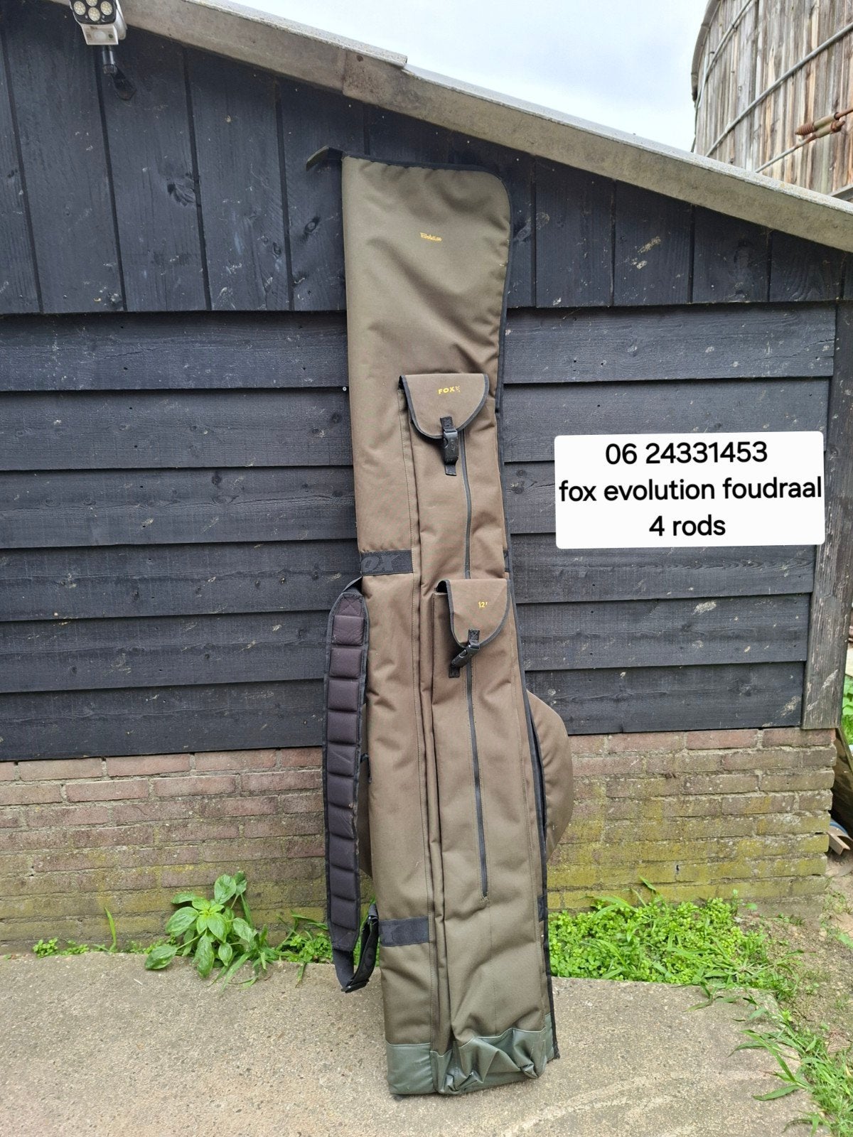 Fox evolution foudraal 4 rods, Ophalen, Zo goed als nieuw, Overige typen