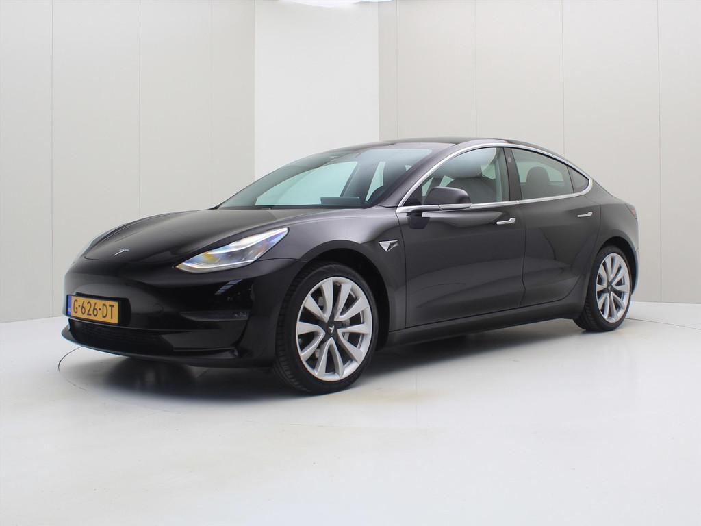 Tesla Model 3 Long-Range AWD 351pk 75 kWh [ FSD+620KM WLTP+P, Auto's, Tesla, Automaat, Zwart, Zwart, Origineel Nederlands