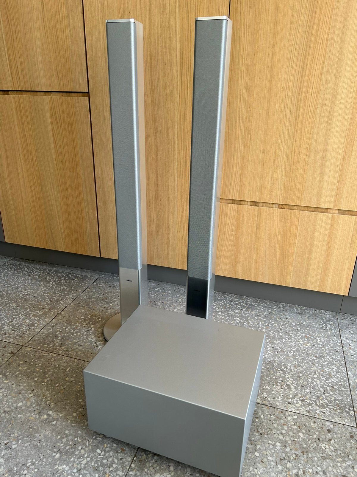 Lowe speakerset incl subwoofer, Soundbar, 70 watt of meer, Zo goed als nieuw, Overige spelers