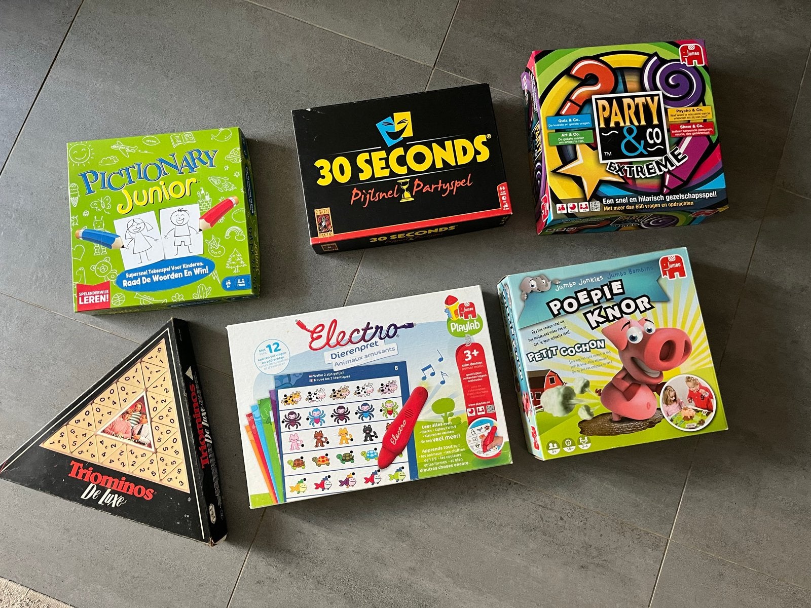 Gratis gezelschapsspellen, Drie of vier spelers, Ophalen, Gebruikt