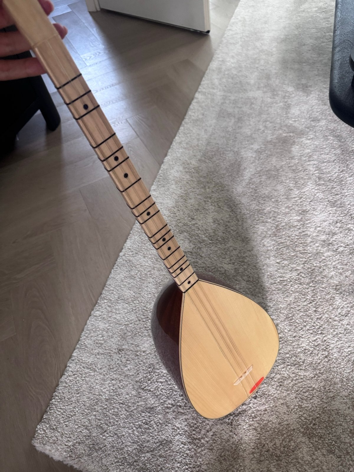Gloednieuwe Baglama Saz van echt eikenhout, Ophalen, Nieuw, Luit, Saz of Bouzouki