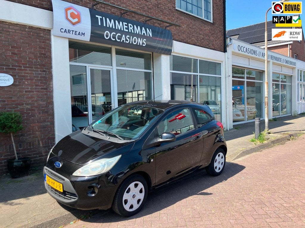 Ford Ka 1.2 Titanium|Airco|APK jun 27, Auto's, Ford, Bedrijf, Te koop, Ka, ABS, Airbags, Airconditioning, Boordcomputer, Centrale vergrendeling
