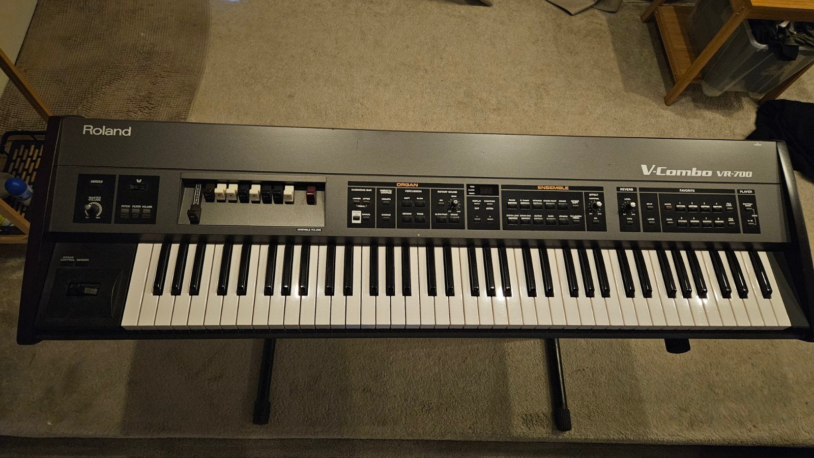 Roland V-Combo VR-700 Combo Orgel met 76 toetsen, Ophalen of Verzenden, Zo goed als nieuw, 1 klavier, Hammondorgel