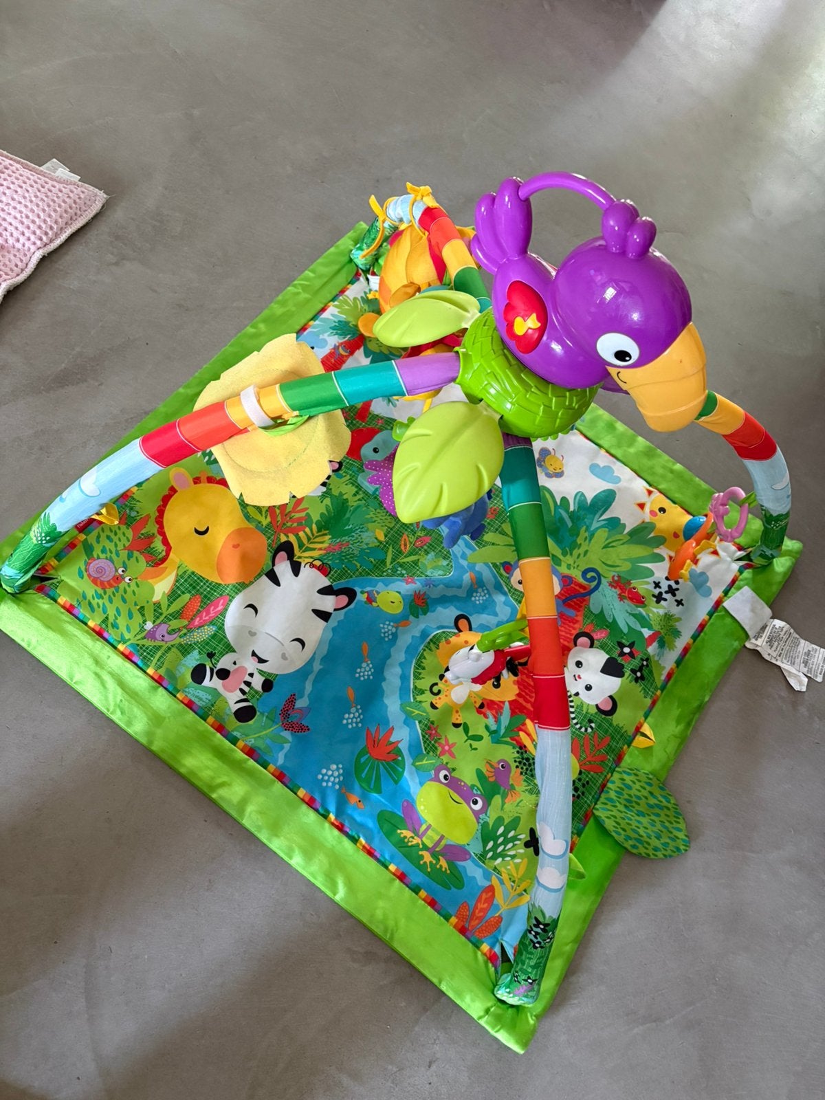 Fisher-Price Regenwoud Luxe Speelkleed / Babygym, Kinderen en Baby's, Speelgoed | Babyspeelgoed, Ophalen of Verzenden, Gebruikt