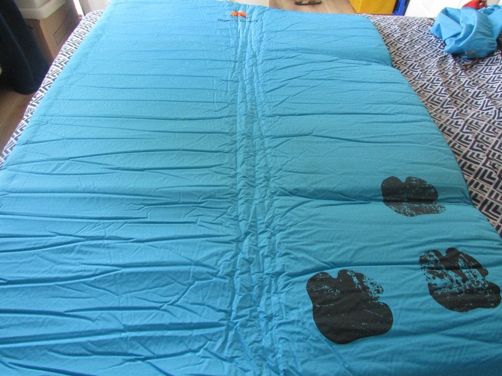 Self inflatable 2 persoons luchtbed te koop, Ophalen, Zo goed als nieuw, 2-persoons