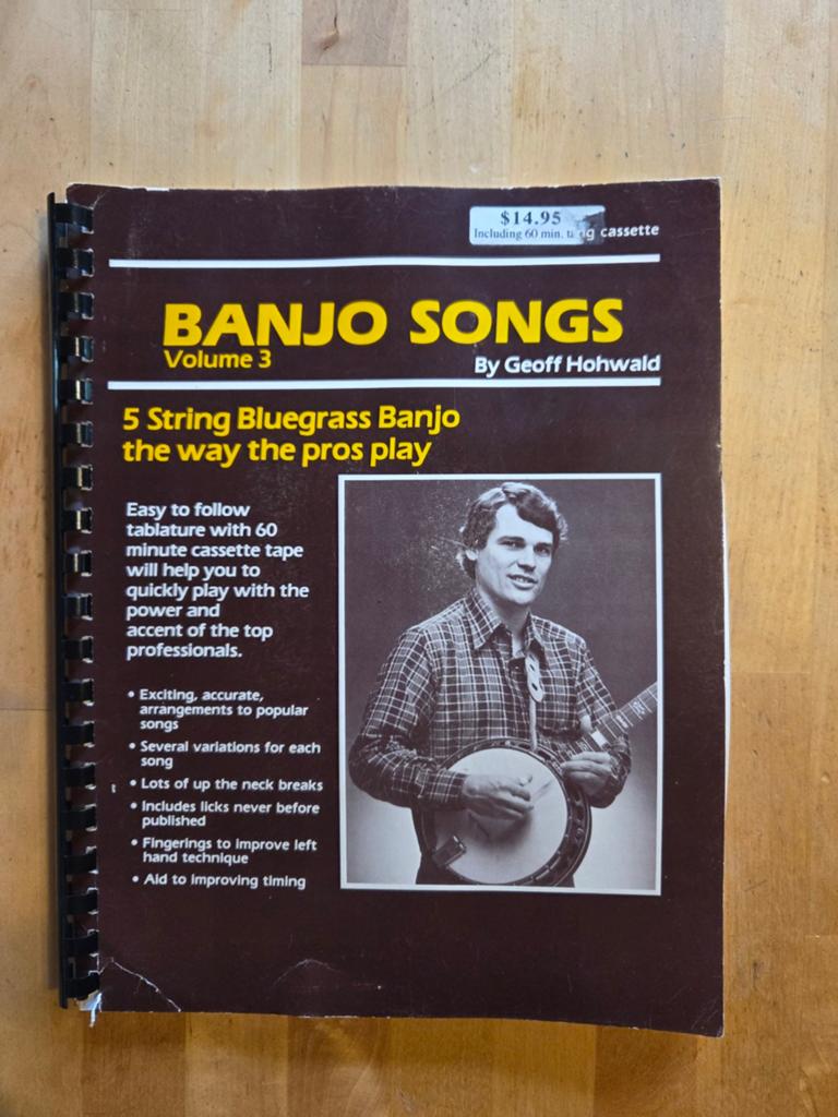 Banjo Songs Volume 3 - 5 String Bluegrass Banjo, Gebruikt, Les of Cursus, Ophalen of Verzenden, Banjo of Mandoline