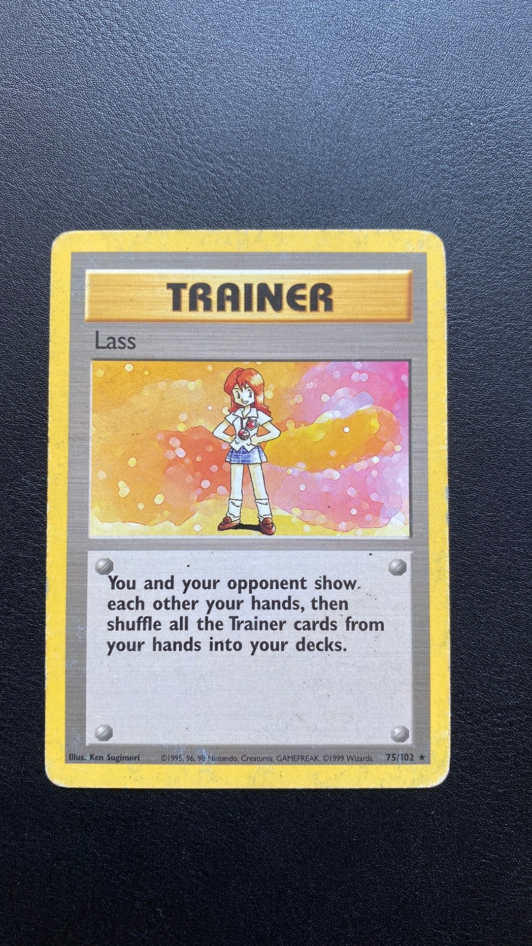 Pokemon lass base set 75/102, Ophalen of Verzenden, Gebruikt, Losse kaart