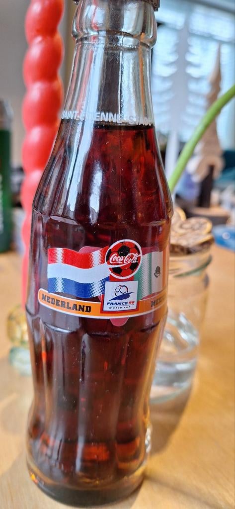 Colaflesje voetbal 1998, Ophalen of Verzenden, Nieuw, Flesje(s), Overige merken