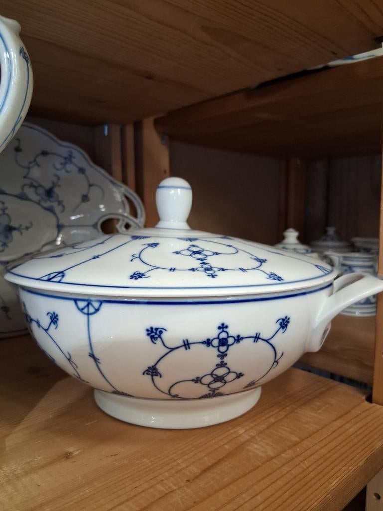 Dekschaal  blauw saks jager, Ophalen of Verzenden, Nieuw, Overige stijlen, Bord(en)