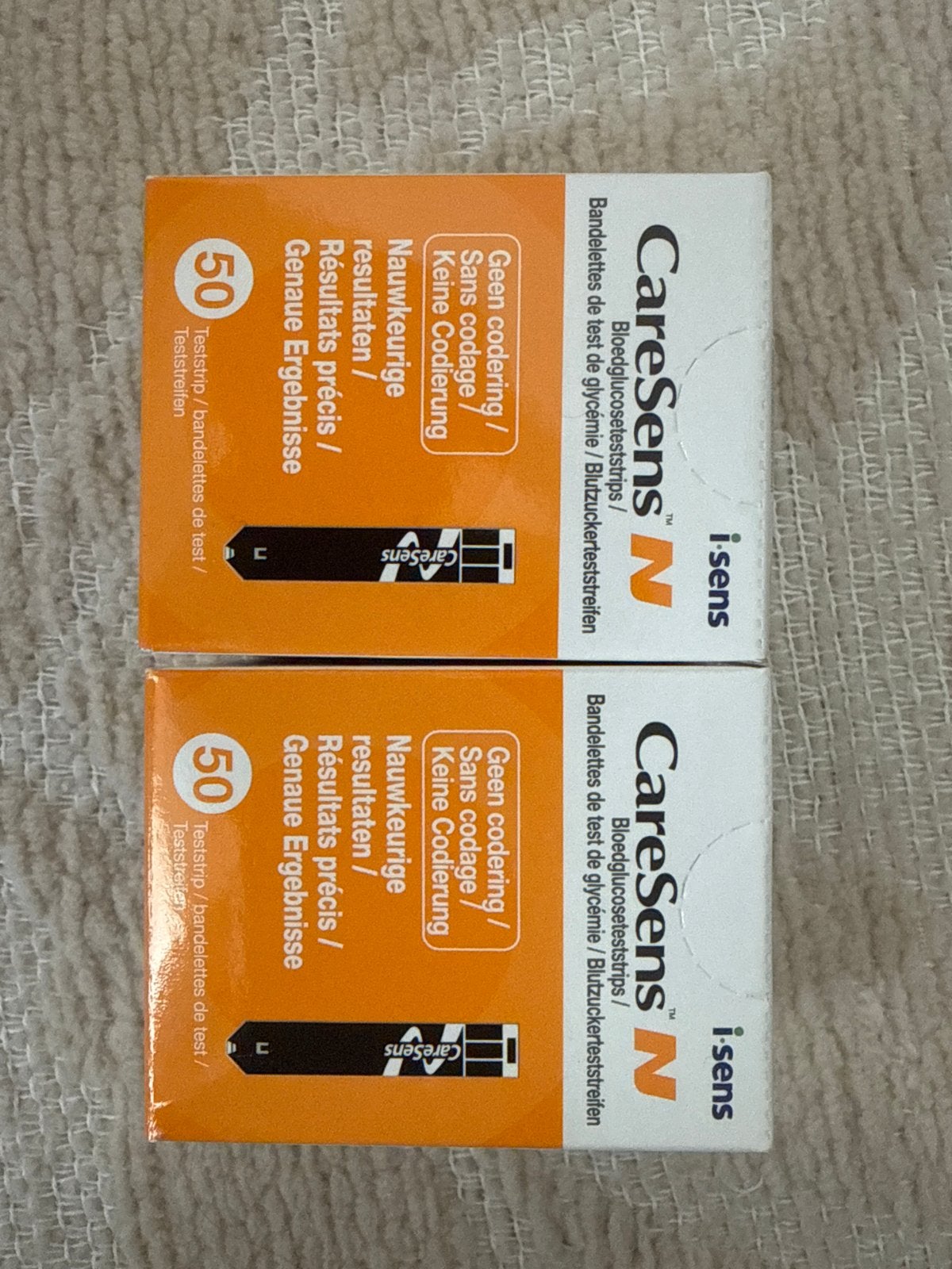 CareSens N Bloedglucoseteststrips - 2x50 stuks, Ophalen, Nieuw, Overige typen
